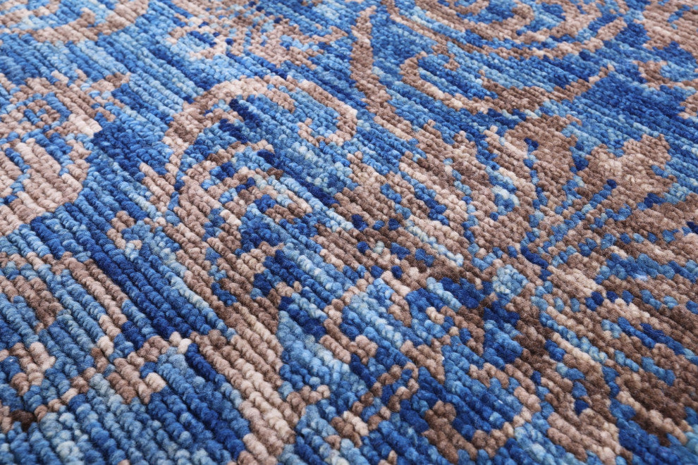 Hand Knotted Modern Wool Rug 8' 10" X 11' 11" Q8589