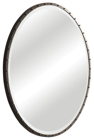 New Uttermost Benedo Round Mirror
