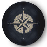 Compass Nautical Chenille Rug