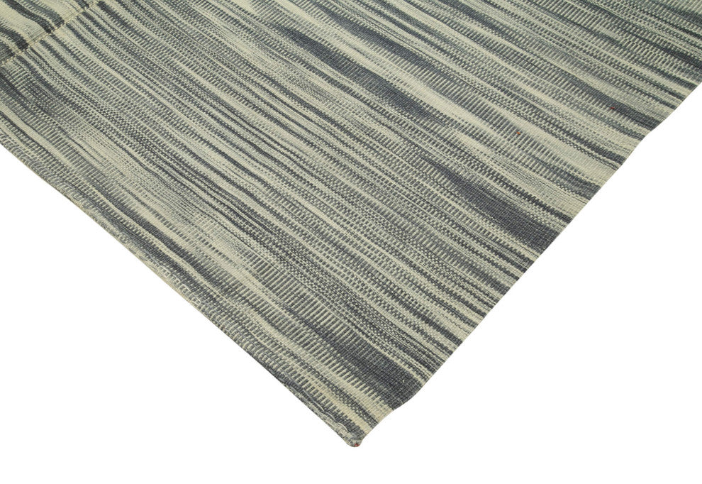 Rug N Carpet - Handmade Turkish 6' 9'' x 9' 6'' Flatweave Wool Kilim Rug