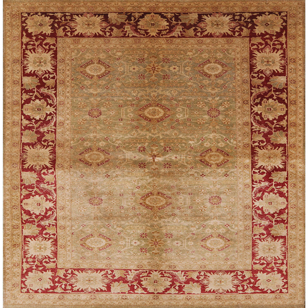 Ahgly Company Indoor Square Mid-Century Modern Area Rugs, 8' Square