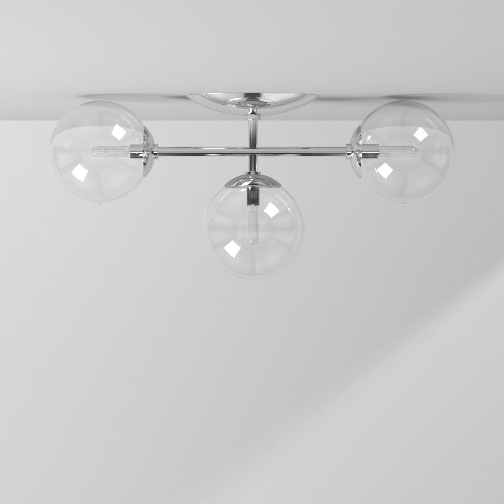 Welton 3-Light Bath, Chrome