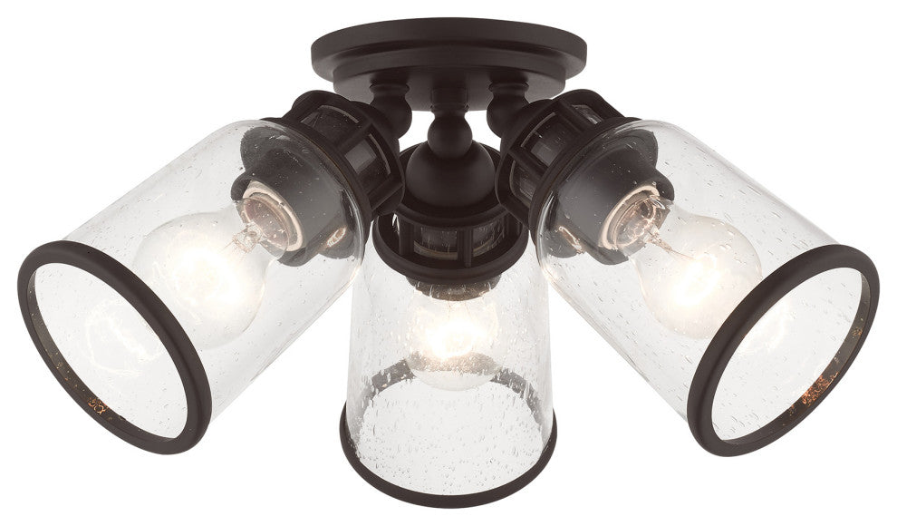 Bronze Industrial, Nostalgic, Transitional, Modern Classic Flush Mount
