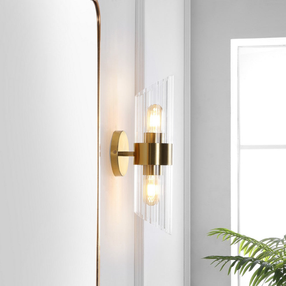 Safavieh Eytan 2Lt 6.25" Wall Sconce, Brass