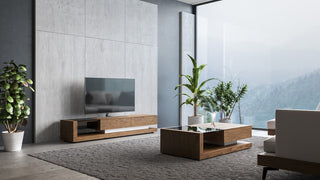 Modrest Mali Modern Walnut TV Stand