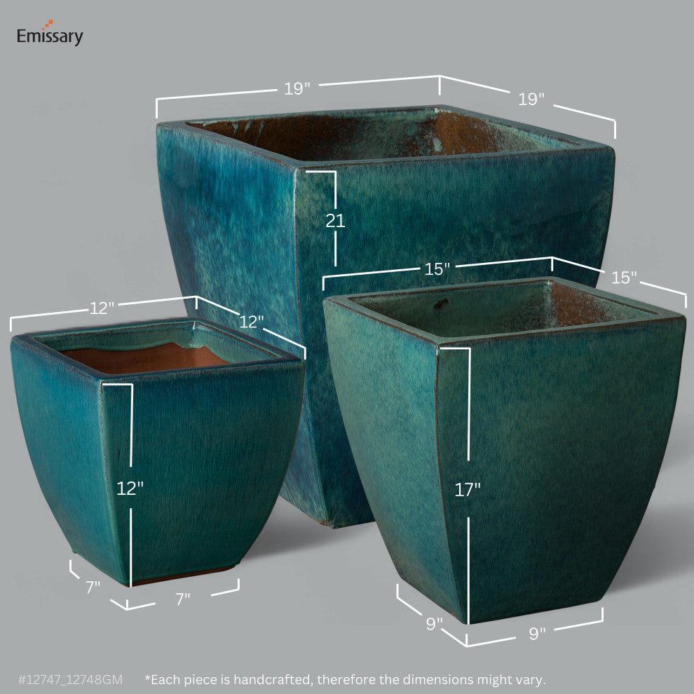 17" Square Planter