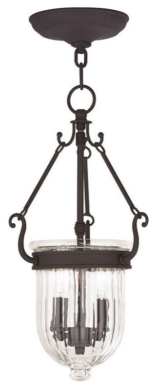 Livex 50513-07 2-Light Bronze Pendant, Bronze