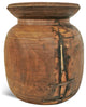 Consigned Old India Wood Pot 23