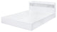 Bd00548Q Queen Bed With Storage, White Finish
