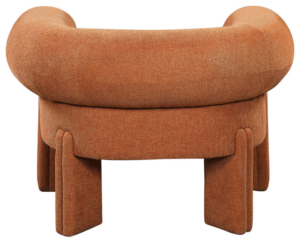 Stefano Upholstered Accent Chair, Cognac