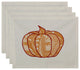 Pumpkin Patch Geometric Print Placemat, Set of 4, Gold