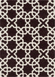 Davin Contemporary Area Rug, Brown and White, 5'x7'