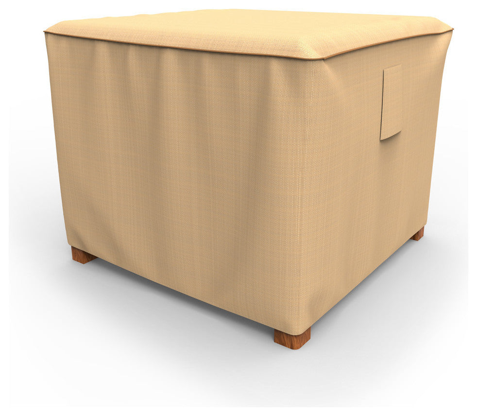 NeverWet Savanna Square Patio Table / Ottoman Covers, Small - 20"h X 22"w X 22"l