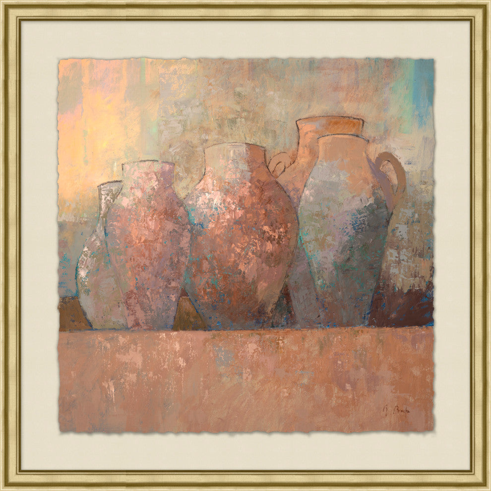 Terracotta Vessels 2, Giclee Reproduction Artwork