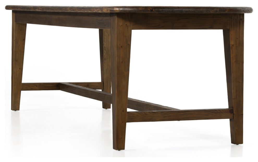 Alfie Dining Table, Waxed Pine, 110"