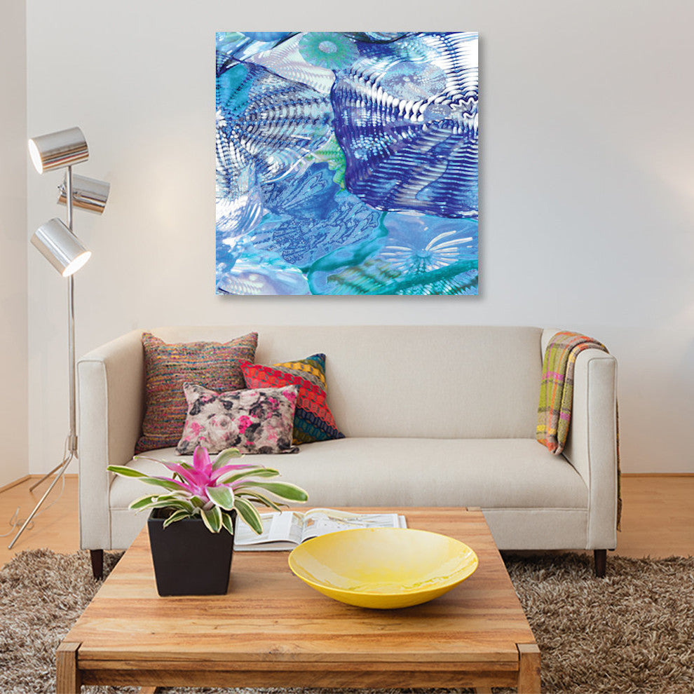 "Underwater Perspective I" by Charlie Carter, Canvas Print, 18"x18"