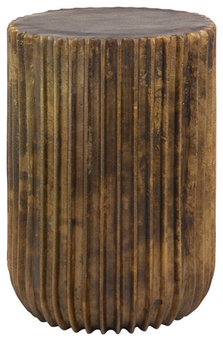 Uttermost Peaks And Valleys Gold Accent Table