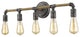 Grayson 5-Light Antique Gray Vanity