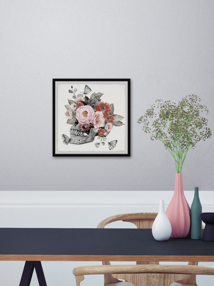 "The Missing Flowers" Framed Painting Print, 32x32