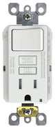 Leviton C22-SFSW1-00W GFCI SmartlockPro GFCI Outlet, 15 Amp, 125 Volt, White