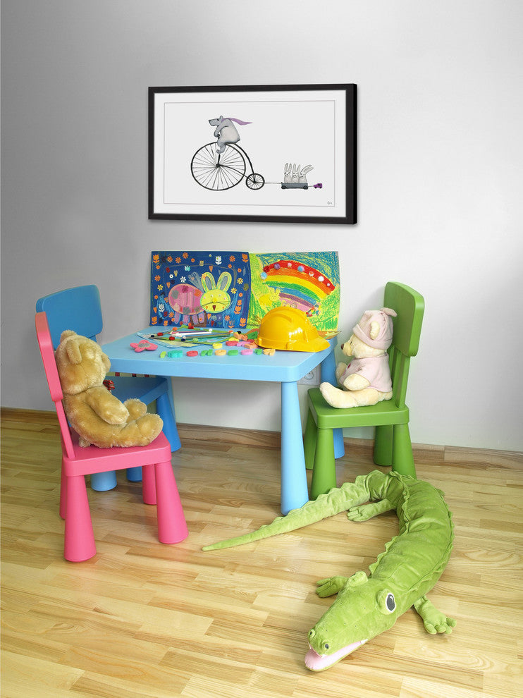 "Family Travels" Framed Painting Print, 45"x30"