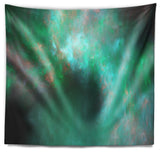 Perfect Clear Blue Starry Sky Abstract Wall Tapestry, 39"x32"