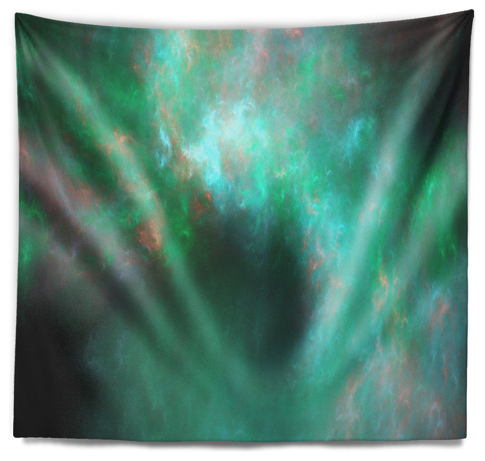 Perfect Clear Blue Starry Sky Abstract Wall Tapestry, 39"x32"
