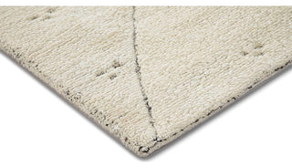 Adab Carved Lines Area Rug, Black, 6'x9'