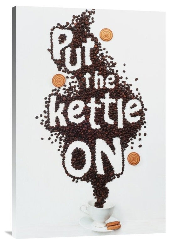 "Put The Kettle On!" Stretched Canvas Giclee by Dina Belenko, 20x30"