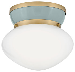Lark Lucy Small Flush Mount, Lacquered Brass