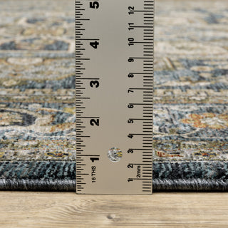 Aberdeen 1144Q Blue/Taupe 3'3" x 5' Rug