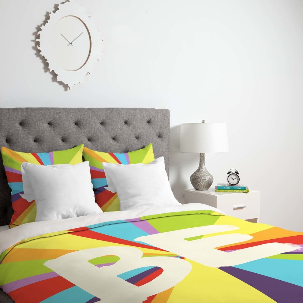 Deny Designs Kal Barteski BE Spectrum 1 Duvet Cover - Lightweight