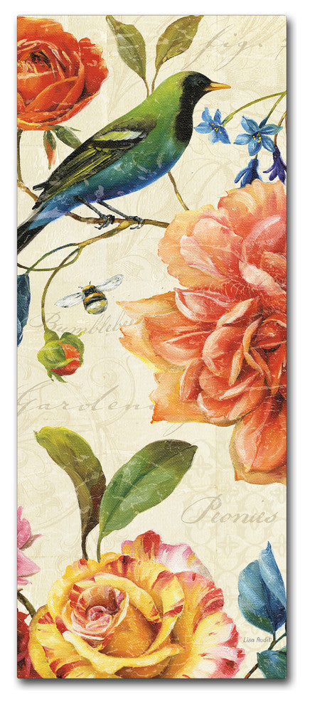 'Rainbow Garden VI - Cream' Canvas Art by Lisa Audit