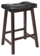 Orlando 3-Piece Set High Table, 2 Shelves With 4 Cushion Seat Stools