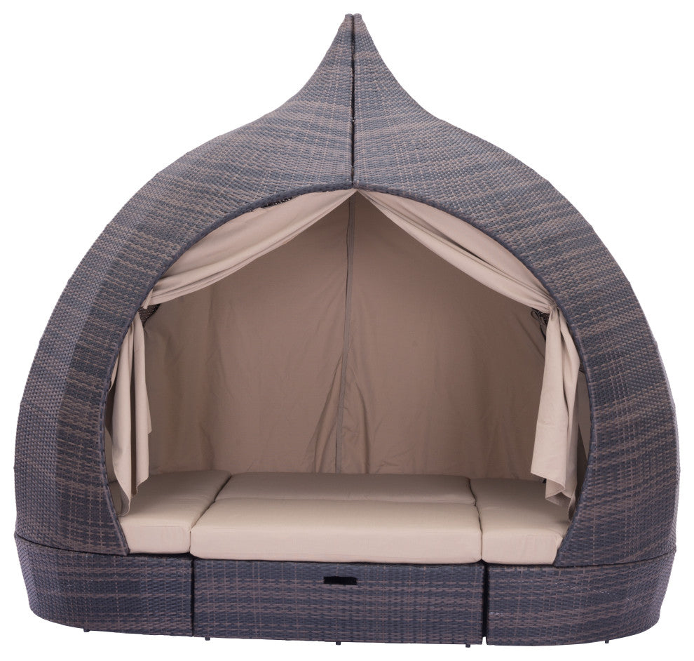 Majorca Daybed Brown and Beige