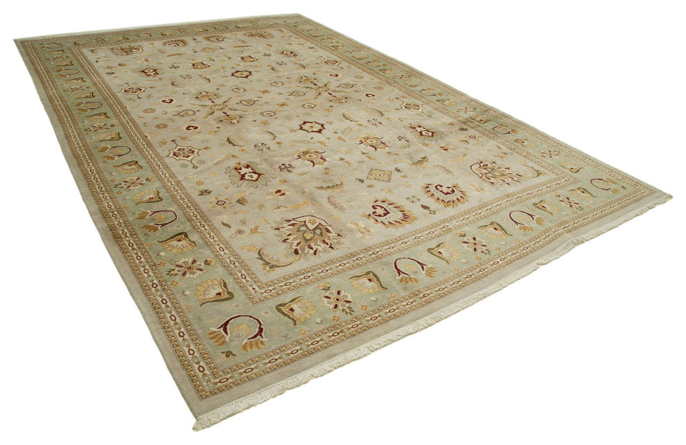 Rug N Carpet - Hand-Knotted Oriental 12' 2" x 18' 1" Oversize Oushak Area Rug