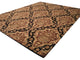 EORC Brown Hand-Tufted Wool Sandra Rug, 5'x8'