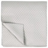 Winthrop 100% Sateen Silver Quilt by Kosas Home, Silver Gray, King
