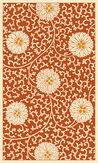 Joli Sol Poppy Vinyl Mat, 36x60 Rectangle