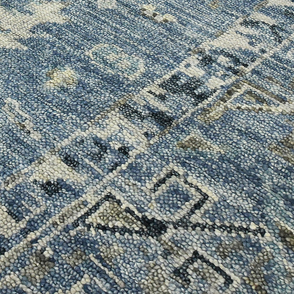 Willow Mesa Area Rug, Blue, 8' x 10', Tribal