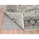 Gray, Serapi Heriz Design, Soft Wool, Hand Knotted, Oriental Rug, 6'x8'9"