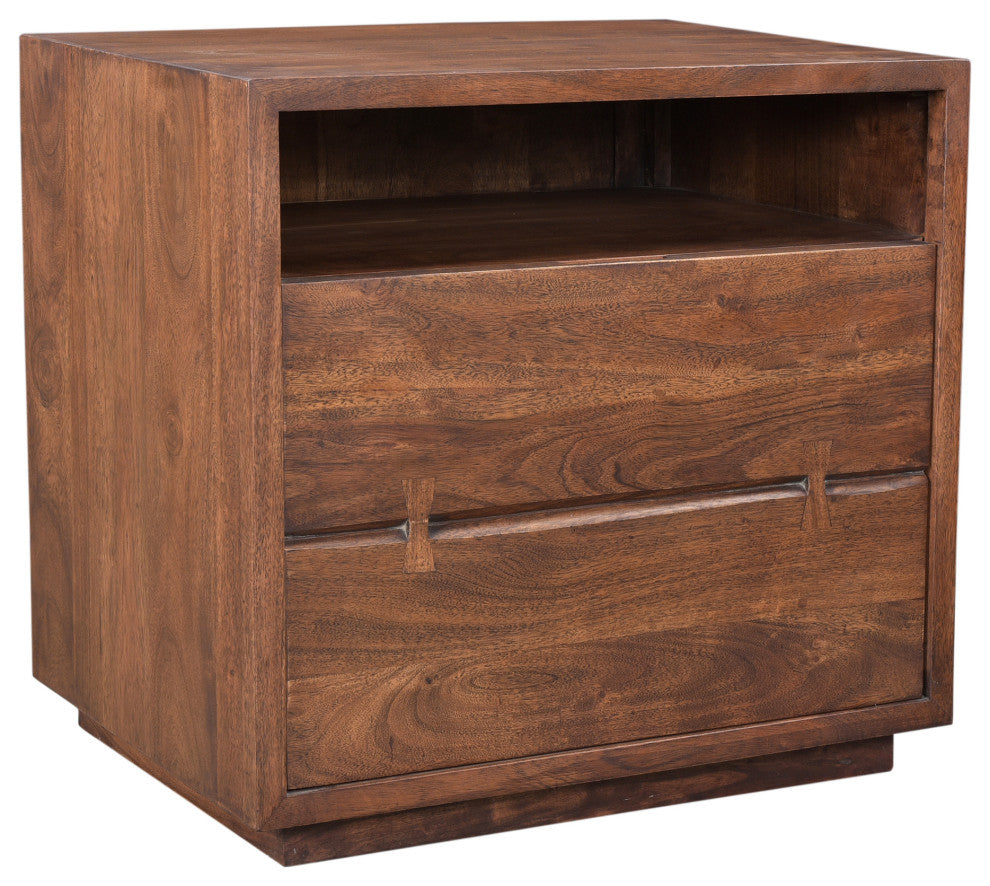 Industrial Madagasikara Nightstand - Brown