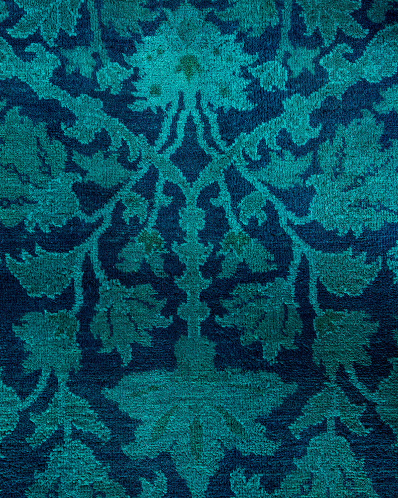 Vibrance, One-of-a-Kind Handmade Area Rug Blue, 15'5"x11'10"