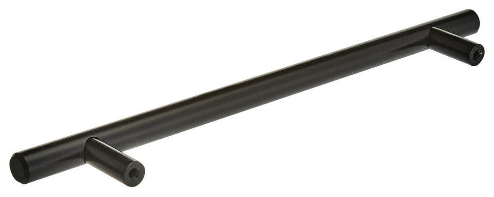 Amerock Bar Pull Collection Cabinet Pull, Set of 10, Flat Black, 7" Center-to-Ce