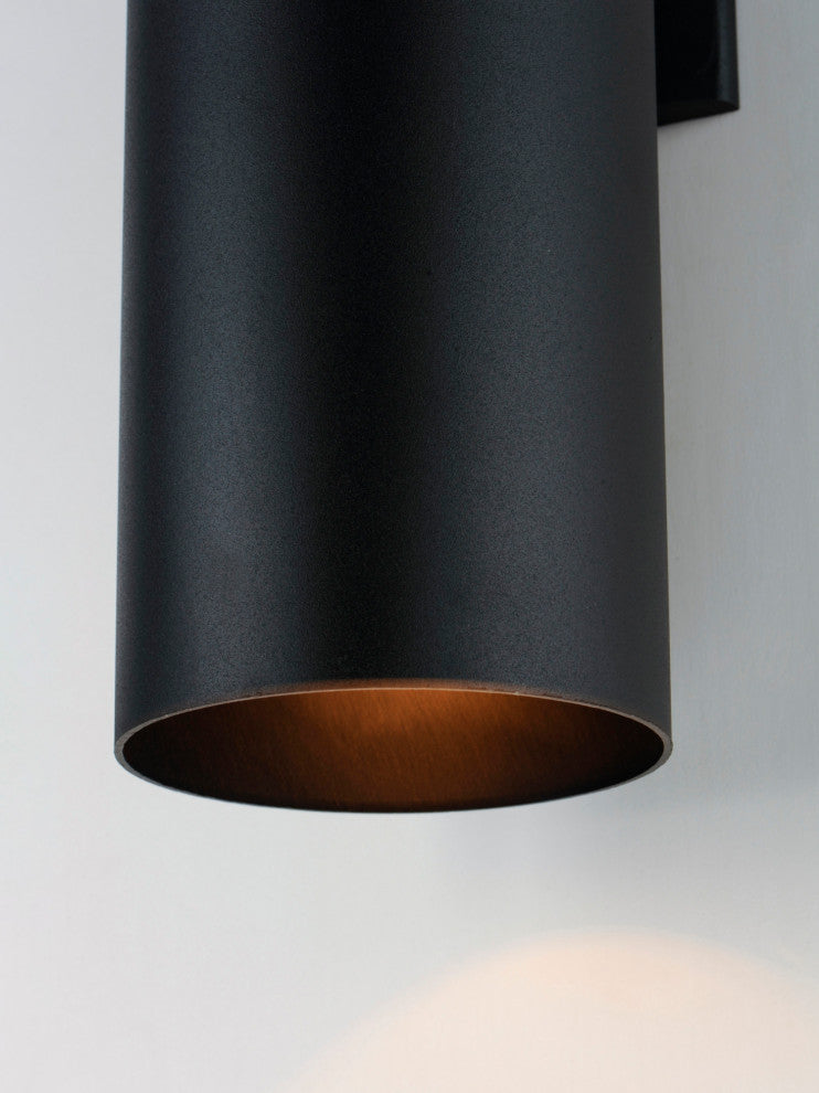 Maxim 26105 Outpost 2 Light 22" Tall Outdoor Wall Sconce - Black