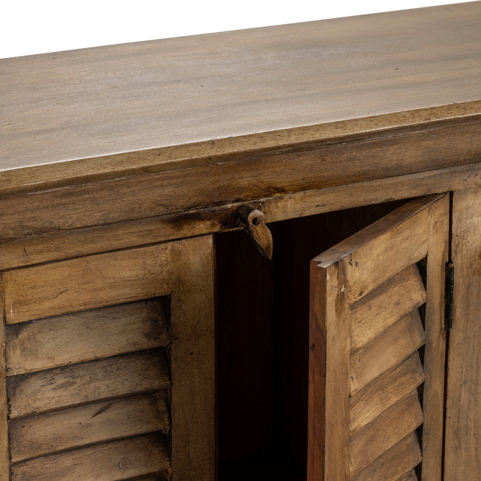 Kena Mango Wood 6- Door Sideboard
