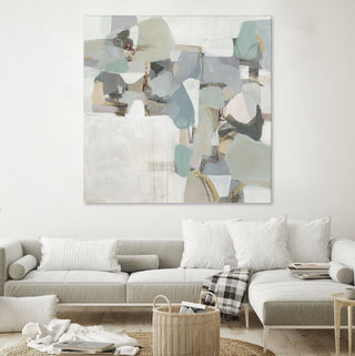 Glacier - 54 x 54 by Terri Burris