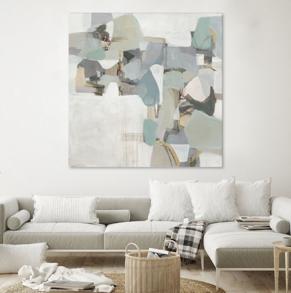 Glacier - 54 x 54 by Terri Burris