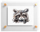 Anna Shell Magic Raccoon Floating Acrylic Print