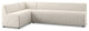Augustine Dining Banquette L Shape 110" Capri Oatmeal